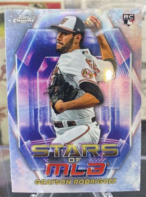 Grayson Rodriguez Smlbc Topps Update Rc Stars Of Mlb Chrome