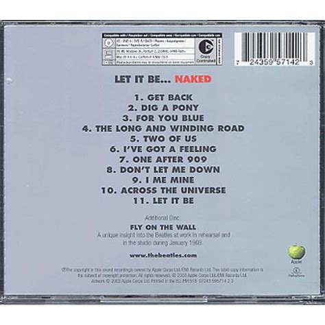 Let It Be Naked By Beatles Cd X With Libertemusic Ref