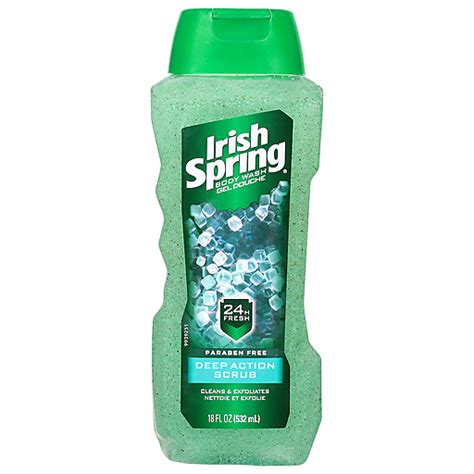 Irish Spring Deep Action Scrub Body Wash 18 Fl Oz Bottle Shop