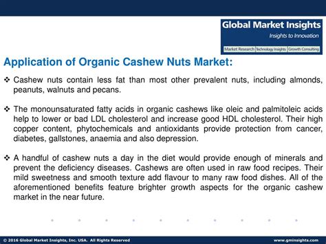 Ppt Organic Cashew Nuts Market Size Is Anticipated To Witness A