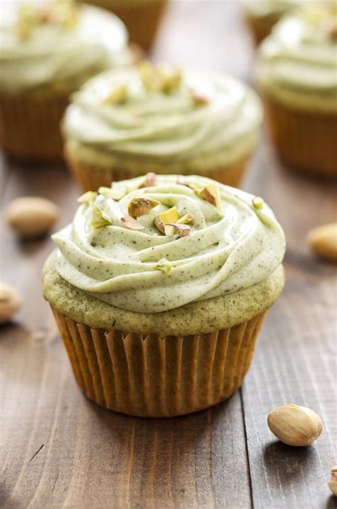 Pistachio Green Tea Cupcakes With Matcha Cream Cheese Frosting Recipe