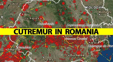 A fost cutremur azi noapte în România Lista orașelor afectate