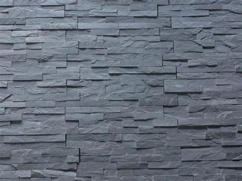 Black Slate Stone Wall Panel Cladding Tiles Thickness 10 15 Mm Rs