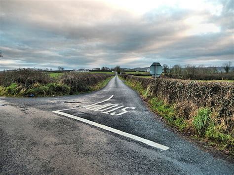 Road Junction Kevin Higgins Cc By Sa Geograph Ireland