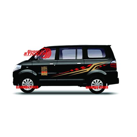 Jual Stiker Mobil Suzuki Apv Stiker Racing Body Apv Cutting Stiker