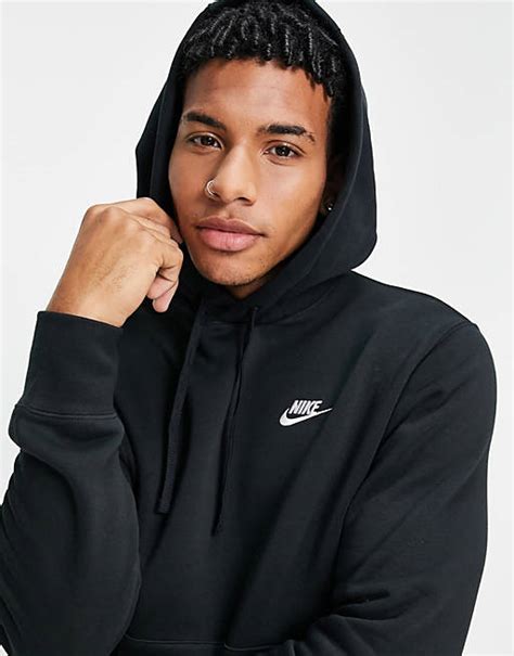 Nike Club hoodie in black | ASOS