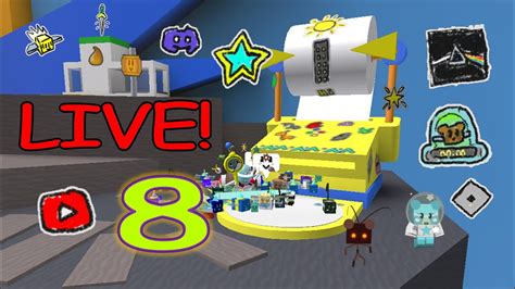 LIVE Sticker Update 8 BEE SWARM SIMULATOR Beesmas Prep I Roblox