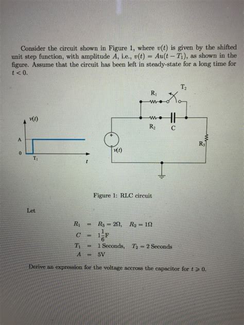 Solved Consider The Circuit Shown In Figure 1 Where Upsilon