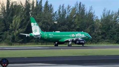 Jetblue Airways Boston Celtics Airbus A320 232 N595JB Puerto Rico TJSJ