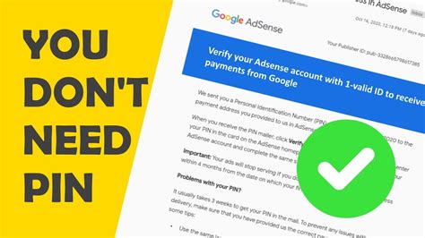 How To Verify Adsense Account Without Pin In Manual Verification