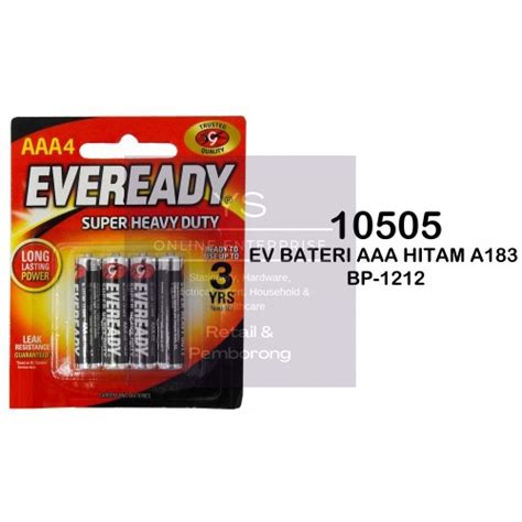 Eveready Double A Battery Triple A Battery Super Heavy Duty 10504