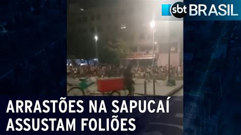 Arrastões assustam foliões na região da Sapucaí no Rio de Janeiro