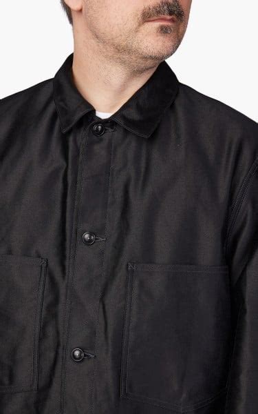 Kaptain Sunshine Coverall Jacket Moleskin Black Cultizm