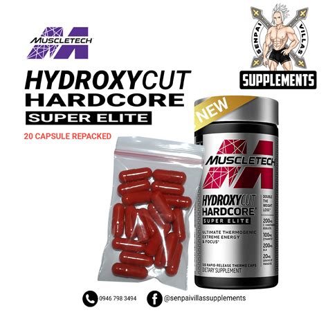 Muscletech Hydroxycut Hardcore Super Elite Capsules Lazada Ph