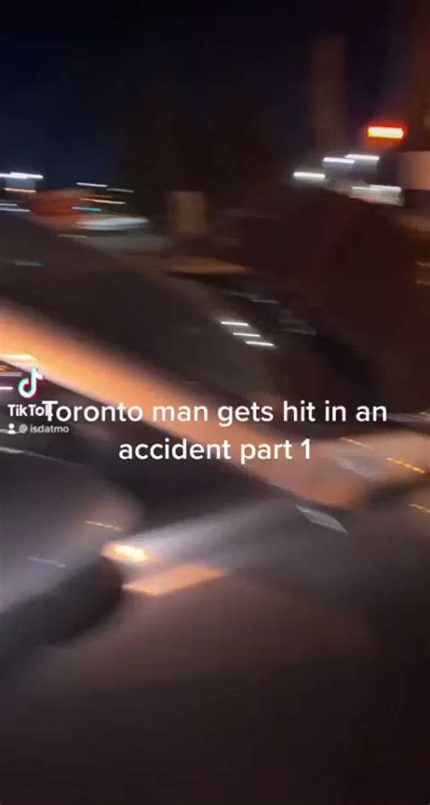 6ixBuzzTV On Twitter WATCH Toronto Man Gets Into An Accident On His