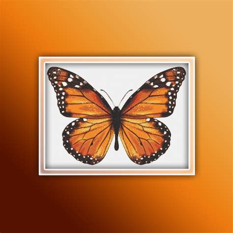 Monarch Butterfly Cross Stitch Pattern 3 Instant PDF Download - Etsy