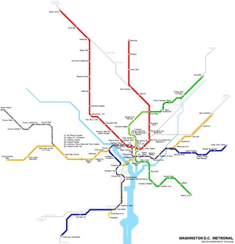 Washington Metro Map - http://travelsfinders.com/washington-metro-map-2 ...