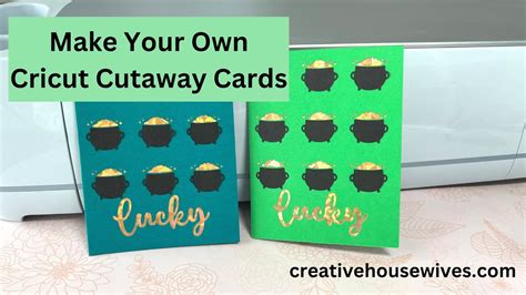 Make Your Own Cricut Cutaway Cards YouTube