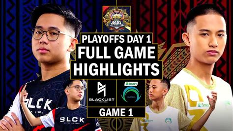 MPL PH SEASON 11 PLAYOFFS DAY 1 FULL GAME HIGHLIGHTS BLCK VS OMG