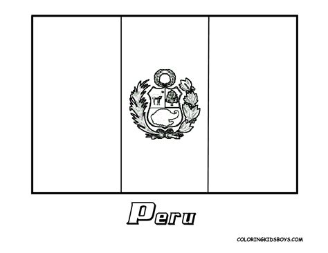 Laminas Para Colorear Coloring Pages Mapa Y Bandera Y Escudo De Peru Images