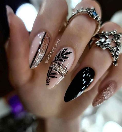 Discover The Allure Of Black Elegant Nail Designs