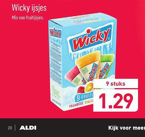 Wicky Ijsjes Aanbieding Bij Aldi Folders Nl