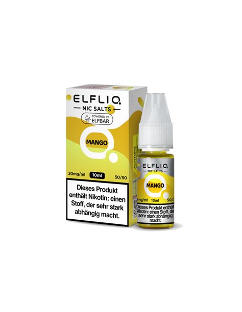 Elfliq By Elfbar Mango Nikotinsalz Liquid Ml