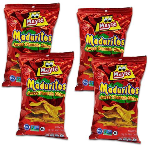 VALUE 4 Pack Maduritos Bundle INCLUDES 4 Bags Sweet Plantain Chips