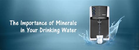 The Importance Of Minerals In Your Drinking Water Eureka Forbes