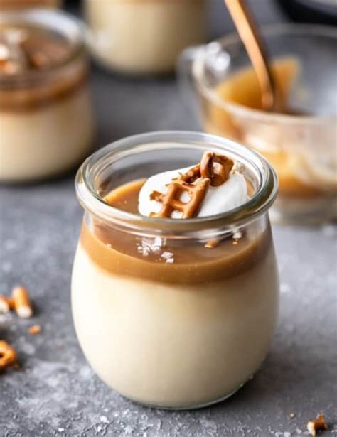 Danish Creamery Butterscotch Budino With Salted Butterscotch Sauce