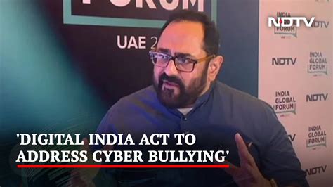 Minister Rajeev Chandrasekhar To NDTV Internet Can T Be Place Of