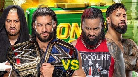 WWE ROMAN REIGNS VS JIMMY USO FULL MATCH AT MONEY IN THE BANK WWE