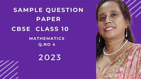 Cbse Sample Paper 2023 Cbse Sample Paper 2023 Class 10 Maths Standard Cbse Board Exam 2022