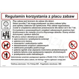 Regulamin Korzystania Z Placu Zabaw