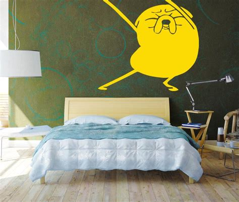 Cartoon Wall Decals Adventure Time Wall Decal Jake Dancing Sticker