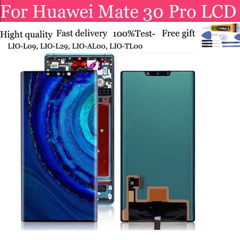 หนาจอแสดงผลสมผส LCD พรอมกรอบ สาหรบ Huawei Mate 30 Pro LCD LIO L09