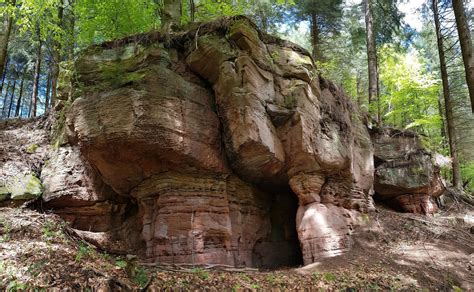 Schäfer Gretels Felsen mit Höhle Felsen outdooractive