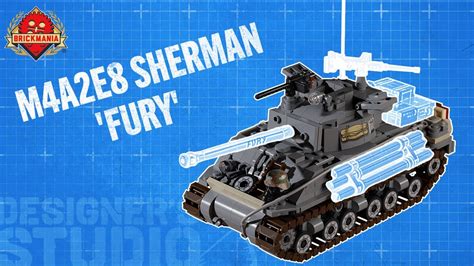 M A E Sherman Fury Brickmania Designers Studio Youtube