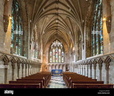 St Albans Cathedral. Medieval 14th century Lady Chapel in the Cathedral ...