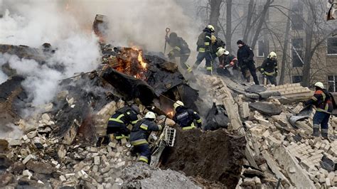 Vidéo Scène de désolation en Ukraine 7 victimes et plusieurs blessés