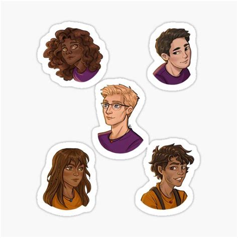 Heroes Of Olympus Part 1 Stickers Sticker By Karendelavegart Heroes Of Olympus Stickers