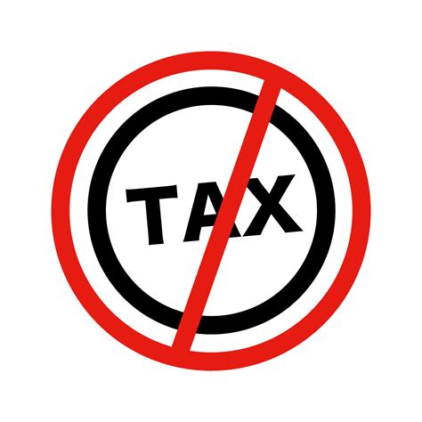 Tax Symbol And Stop Sign Vectortax 26729602 Vector Art At Vecteezy