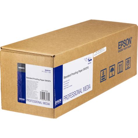 Epson Standard Proofing SWOP3 Semimatte Inkjet Paper S045154 B H