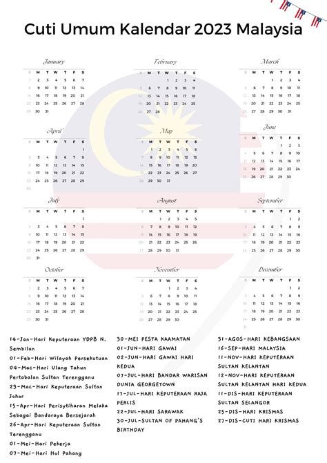 Public Holiday 2025 Malaysia Calendar With Holidays Richie Lingo