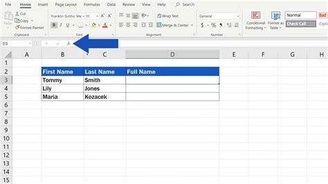 How To Combine First And Last Name In Excel