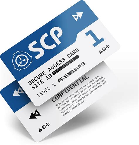 Scp Foundation Programmable Nfc Secure Access Cards Level