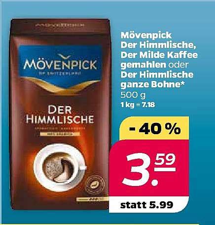 M Venpick Der Himmlische Der Milde Kaffee Gemahlen Oder Der Himmlische