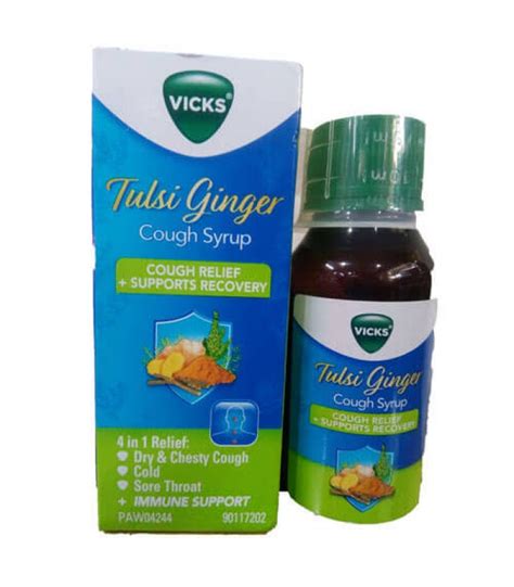 Vicks Tulsi Ginger Cough Syrup