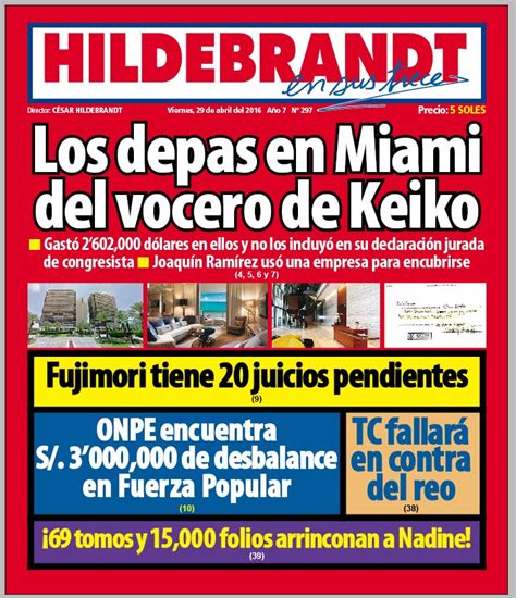 Semanario Hildebrandt En Sus Trece On Twitter Ppk Es Predecible Con