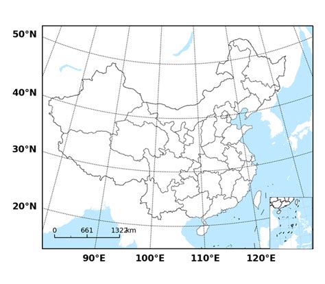 Cartopy系列案例1绘制带有经纬网和九段线的标准中国地图 知乎